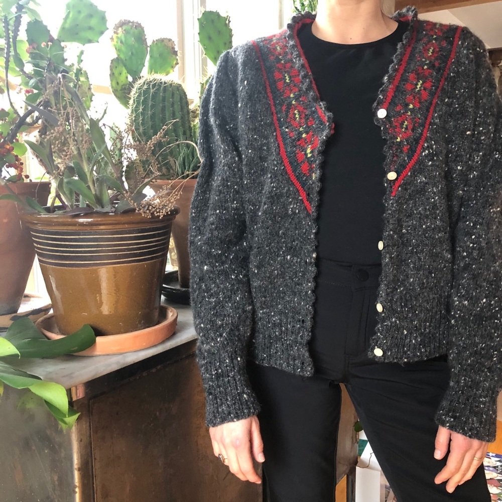 VINTAGE Fair Isle Austrian Sweater Size M